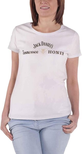 Jack Daniels T-Shirt Jd Honey Logo Nue offiziell Damen Skinny Fit