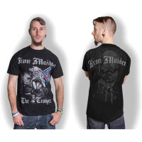 Iron Maiden T-Shirt Sketched Trooper (Back Print)
